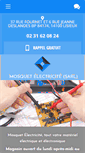 Mobile Screenshot of mosquet-materiel-electrique.com